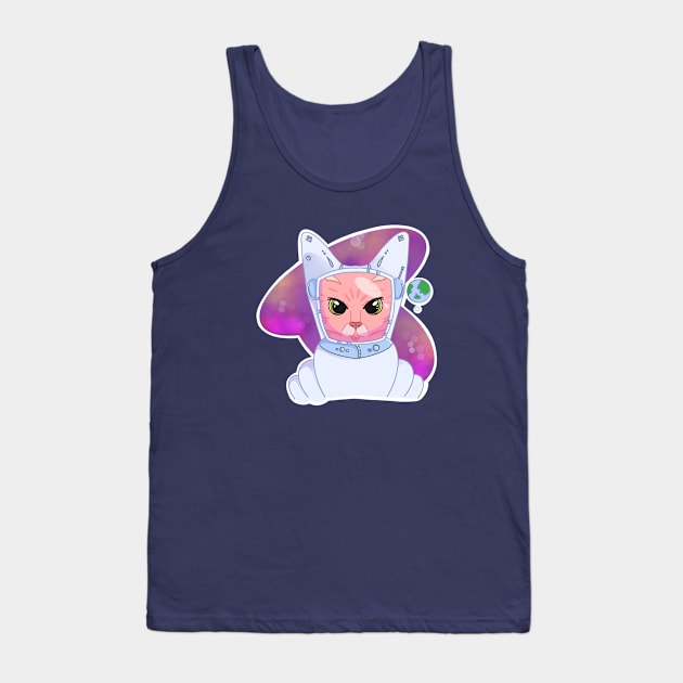 Abyssinian cosmocat Tank Top by Zjuka_draw